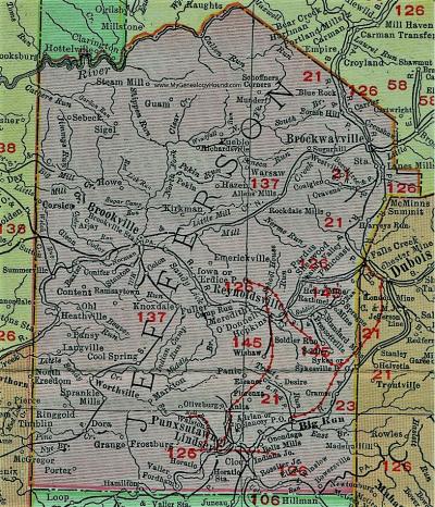MAP Rochester & Pittsburgh Railway