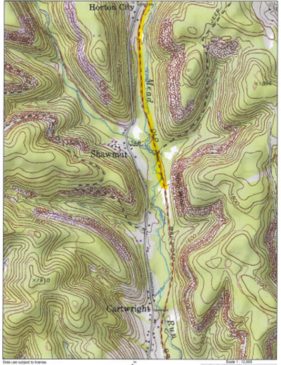 Shawmut & Ridgway Railroad 1861-1869